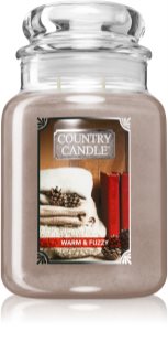 Country Candle Warm & Fuzzy vonná sviečka