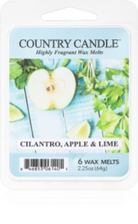 Country Candle Cilantro, Apple & Lime κερί για αρωματική λάμπα