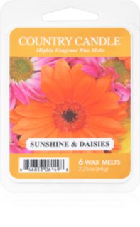 Country Candle Sunshine & Daisies κερί για αρωματική λάμπα