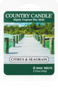 Country Candle Citrus & Seagrass κερί για αρωματική λάμπα