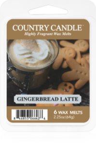 Country Candle Gingerbread Latte cera para lámparas aromáticas