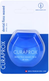 Curaprox Dental Floss Waxed DF 834 Tandtråd med mintsmag og voks