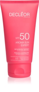 Decléor Aroma Sun Expert creme bronzeador para rosto com efeito antirrugas SPF 50