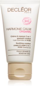 Decléor Harmonie Calm Bio máscara e creme leve calmante 2 em 1