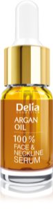 Delia Cosmetics Professional Face Care Argan Oil Intensiivinen Elvyttävä ja Virkistävä Seerumi Argan-Öljyllä Kasvoille, Kaulalle Ja Rinnalle