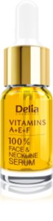 Delia Cosmetics Professional Face Care Vitamins A+E+F Anti-rynke serum Til hals og kavalergang