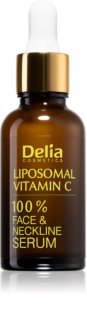 Delia Cosmetics Vitamine C rozjasňujúce sérum s vitamínom C na tvár a dekolt
