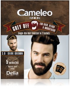 Delia Cosmetics Cameleo Men tinta monouso per coprire peli e capelli grigi