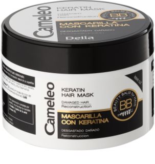 Delia Cosmetics Cameleo BB Keratine Masker  voor Beschadigd Haar