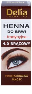Delia Cosmetics Henna Wenkbrauwverf Tint 4.0 Brown 2 g + 2 ml
