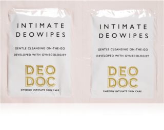 DeoDoc DeoWipes Fresh Coconut intymios higienos valomosios servetėlės