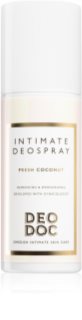 DeoDoc Intimate DeoSpray Fresh Coconut Spray revigorant pentru partile intime
