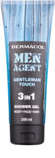 Dermacol Men Agent Gentleman Touch gel de duche 3 em 1