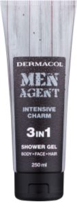 Dermacol Men Agent Intensive Charm gel de duche 3 em 1