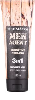 Dermacol Men Agent Sensitive Feeling gel de duche 3 em 1