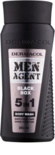 Dermacol Men Agent Black Box gel de duche 5 em 1