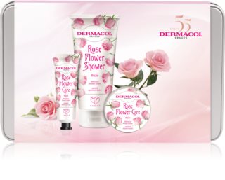 Dermacol Flower Care Rose σετ δώρου (για χέρια και σώμα)