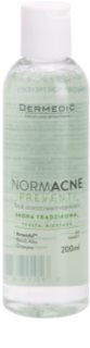 Dermedic Normacne Preventi tónico de limpeza calmante para pele oleosa e mista