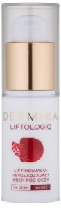 Dermika Liftologiq creme de olhos suavizante  com efeito lifting
