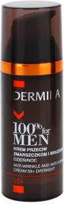 Dermika 100% for Men Fugtighedscreme mod dybe rynker 50+