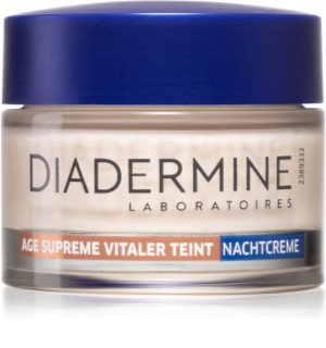 Diadermine Age Supreme Active Glow nährende Nachtcreme für reife Haut