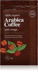 DoktorBio 100% organic Arabica Coffee with chaga instantná káva s čagou a šípkami