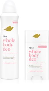 Dove Whole Body Deo Raspberry & Rose Sæt til krop