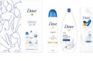 Dove Beauty for all Presentförpackning (med vårdande effekt)