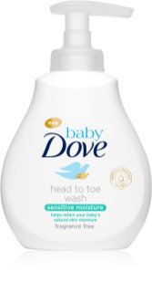 Dove Baby Sensitive Moisture gel para lavar para cuerpo y cabello