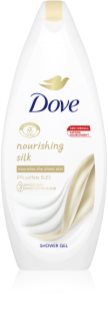 Dove Silk Glow gel de banho nutritivo para pele fina e lisa