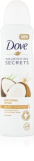 Dove Nourishing Secrets Restoring Ritual antitranspirante en spray con efecto 48 horas