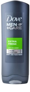 Dove Men+Care Extra Fresh gel doccia per corpo e viso