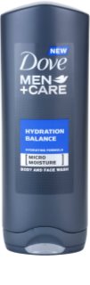 Dove Men+Care Hydration Balance Duschgel für Haare und Körper für Herren