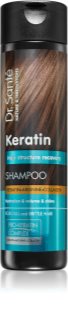 Dr. Santé Keratin champú hidratante y regenerador para cabello quebradizo sin brillo 250 ml