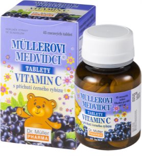Dr. Müller Müllerovi medvídci® - black currant suplement diety z witaminą C