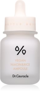 Dr.Ceuracle Vegan Niacin & Rice Ampoule розяснююча сироватка для вирівнювання тону шкіри 30 мл