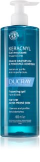 Ducray Keracnyl gel espumoso de limpeza para pele oleosa propensa a acne