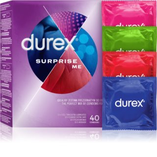 Durex Surprise Me prezervativi mix 40 kom