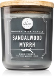 DW Home Sandalwood Myrrh świeczka zapachowa  z drewnianym knotem