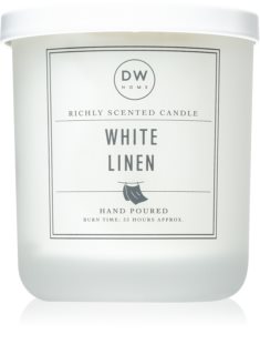 DW Home White Linen dišeča sveča