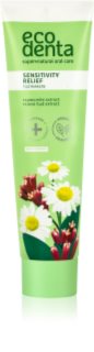 Ecodenta Green Sensitivity Relief zubna pasta za osjetljive zube s fluoridem