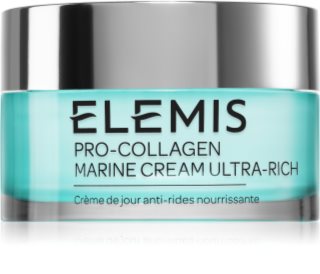 Elemis Pro-Collagen Marine Cream Ultra-Rich Ravitseva Päivävoide Ryppyjä Ehkäisevän Vaikutuksen Kanssa