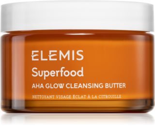 Elemis Superfood AHA Glow Cleansing Butter mascarilla facial limpiadora  para iluminar la piel