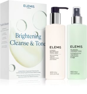 Elemis Brightening Cleanse & Toner coffret cadeau (pour un nettoyage parfait du visage)