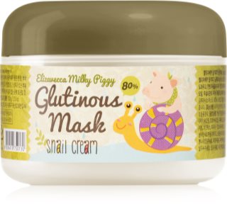Elizavecca Milky Piggy Glutinous Mask 80% Snail Cream intenzivna hidratantna i hranjiva maska s ekstraktom puža