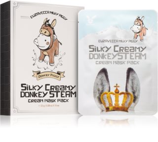 Elizavecca Milky Piggy Silky Creamy Donkey Steam Mask set sheet maski za ishranu i hidrataciju