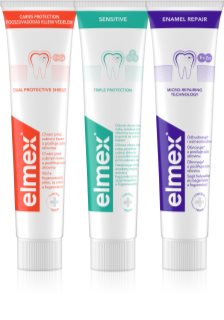 Elmex Mix Trio zubná pasta 3x75 ml
