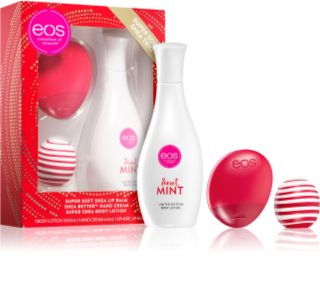 EOS Super Soft Shea Mint coffret cadeau (hydratant)