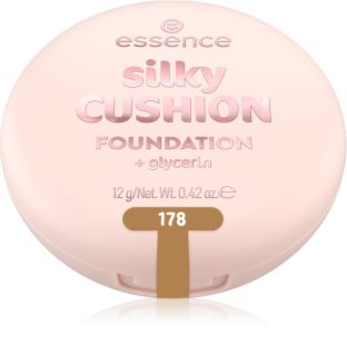 essence silky CUSHION FOUNDATION make-up v houbičce se středním krytím