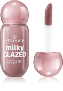 essence milky GLAZED tinted lip balm with shine